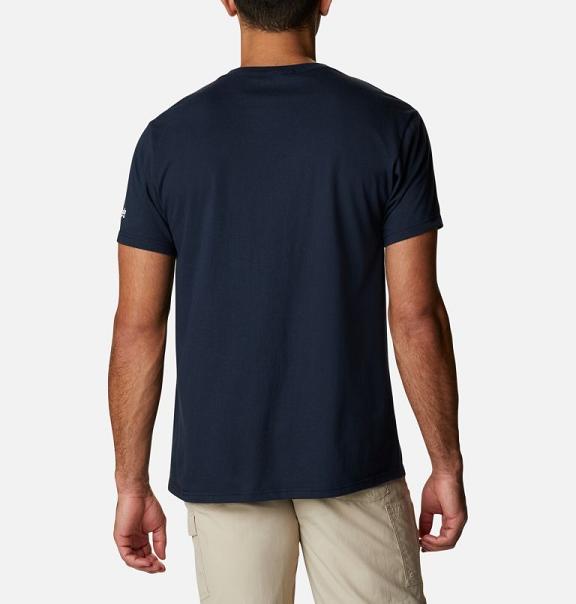 Columbia T-Shirt Herre PFG Mørkeblå JLCG76245 Danmark